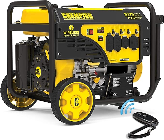 Champion 100891 9375/7500-Watt Dual Fuel Portable Generator